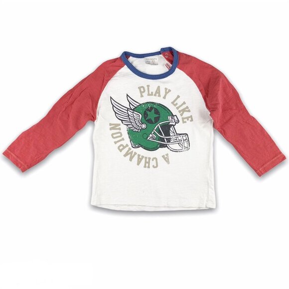 Zara Football Champion Raglan Tee {2/3} - Picture 1 of 7